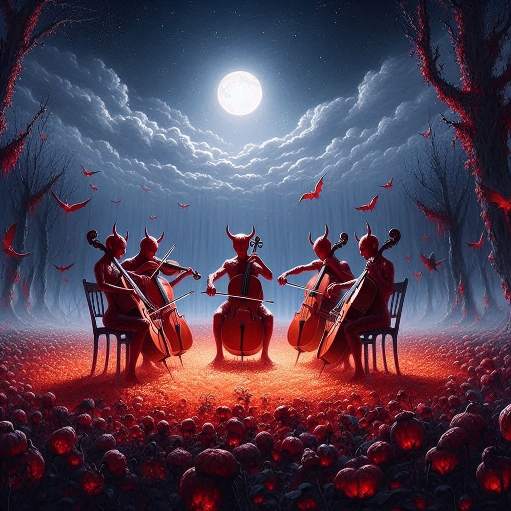 Romance del diablo, arreglo para 4 cellos